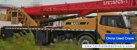 Buy Sany STC250C5-1 Used Crane / 2 Buy Sany STC250C5-1 Used Crane / 2